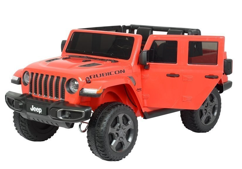 Akumuliatorinis automobilis vaikams – Jeep Rubicon 6768R, raudonas