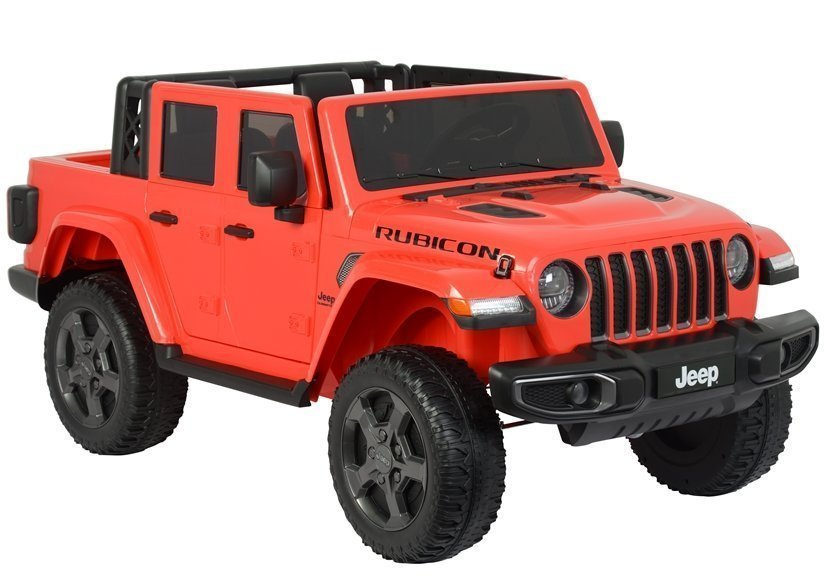 Akumuliatorinis automobilis vaikams – Jeep Rubicon 6768R, raudonas
