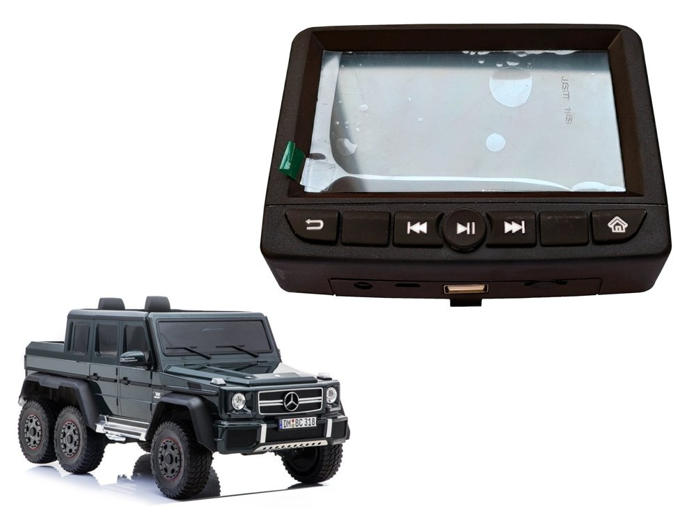 Lcd mp4 ekranas automobiliui su akumuliatoriumi mercedes g63 sx1888