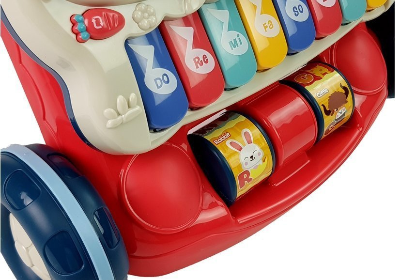 Stumdukas su gyvūnų ir skaičių figūromis baby walker, įvairių spalvų