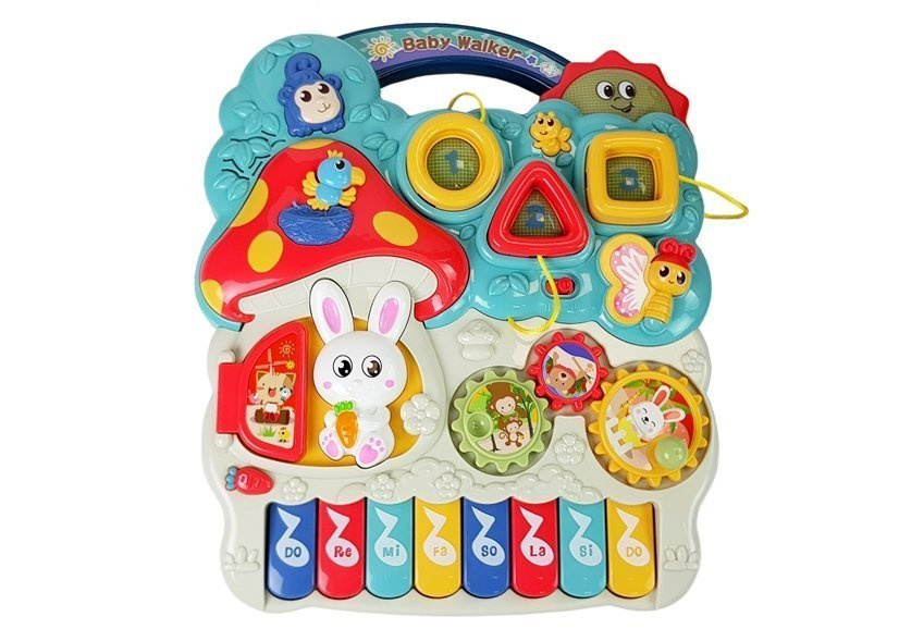 Stumdukas su gyvūnų ir skaičių figūromis baby walker, įvairių spalvų