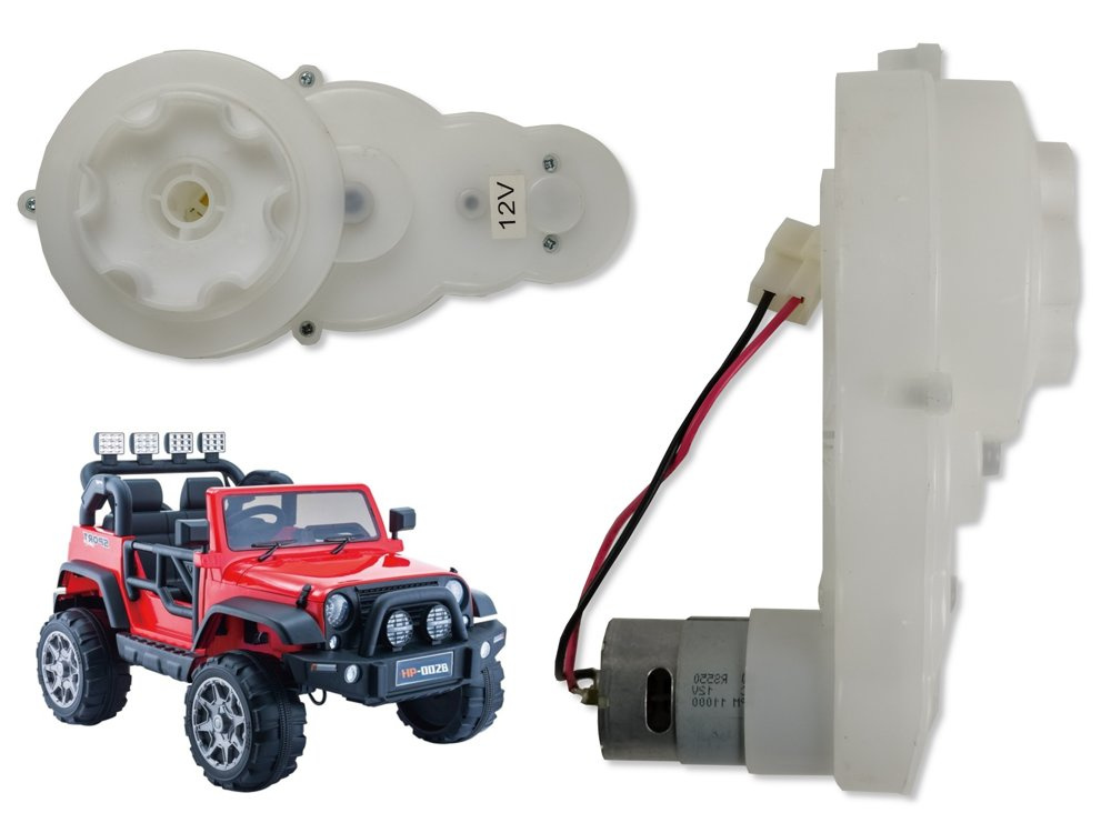12V 11000RPM variklis su pavarų dėže HP012 transporto priemonei