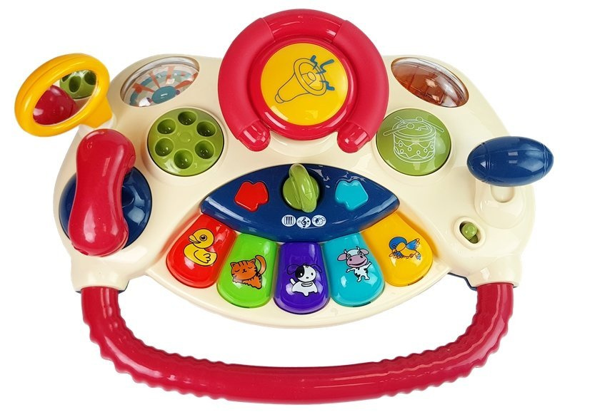Interaktyvus vairas vaikams gyvūnų garsai, lean toys