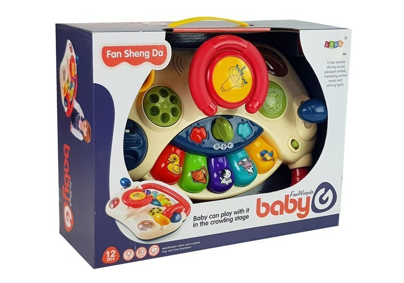 Interaktyvus vairas vaikams gyvūnų garsai, lean toys