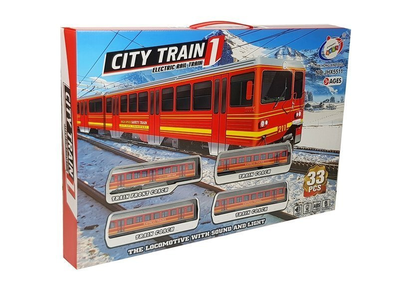 Elektrinis traukinys su bėgiais "city train", 33 d.