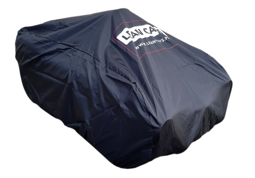 Juodas elektromobilio uždangalas 125x75x65 cm