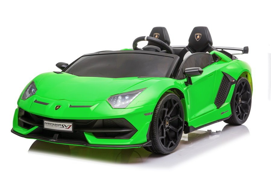 Dvivietis vaikiškas elektromobilis lamborghini aventador sx2028, žalias