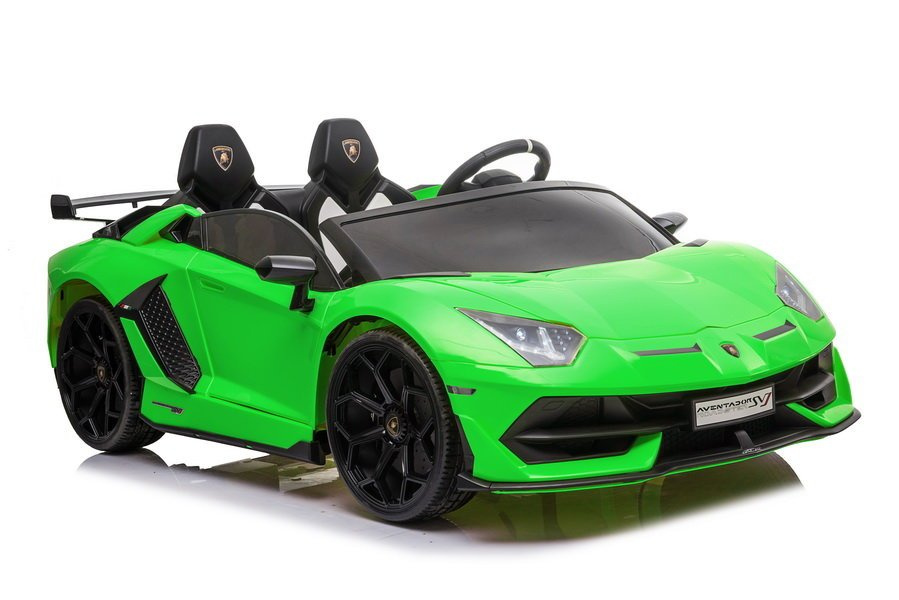 Dvivietis vaikiškas elektromobilis lamborghini aventador sx2028, žalias