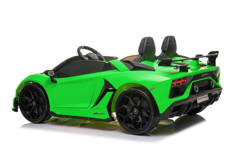 Dvivietis vaikiškas elektromobilis lamborghini aventador sx2028, žalias