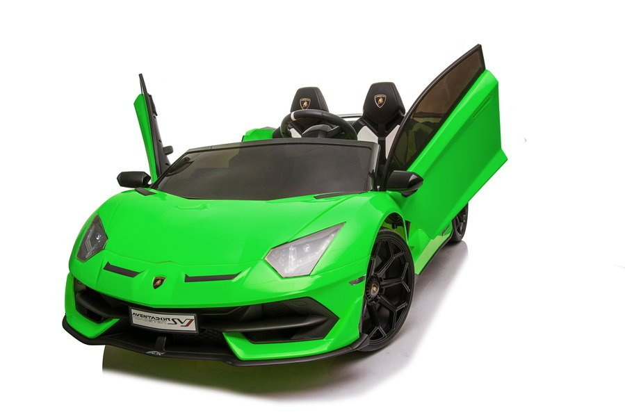 Dvivietis vaikiškas elektromobilis lamborghini aventador sx2028, žalias