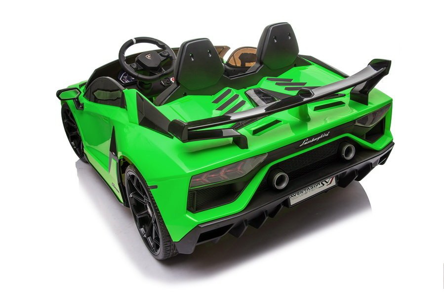 Dvivietis vaikiškas elektromobilis lamborghini aventador sx2028, žalias