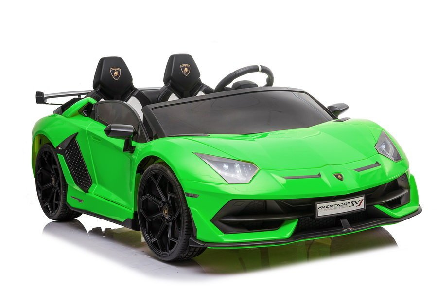 Dvivietis vaikiškas elektromobilis lamborghini aventador sx2028, žalias