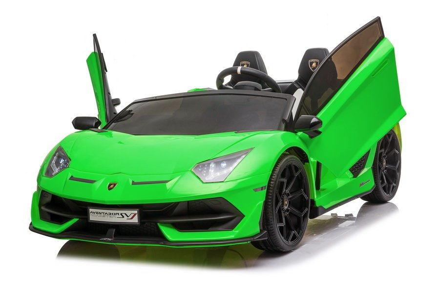 Dvivietis vaikiškas elektromobilis lamborghini aventador sx2028, žalias