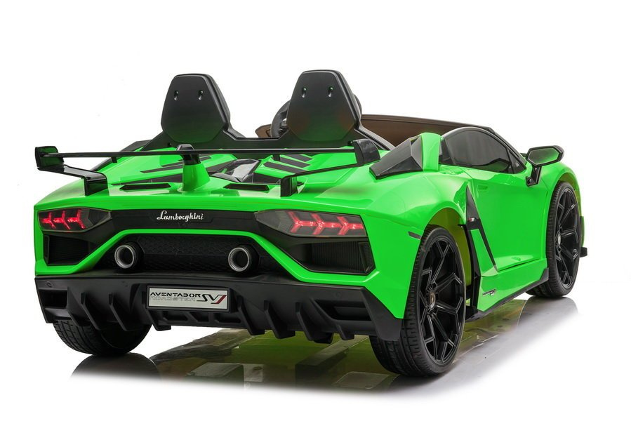Dvivietis vaikiškas elektromobilis lamborghini aventador sx2028, žalias