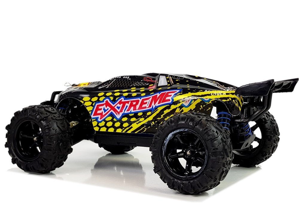 Lenktyninis automobilis su nuotolinio valdymo pultu enoze 9302e, 1:18 geltonas