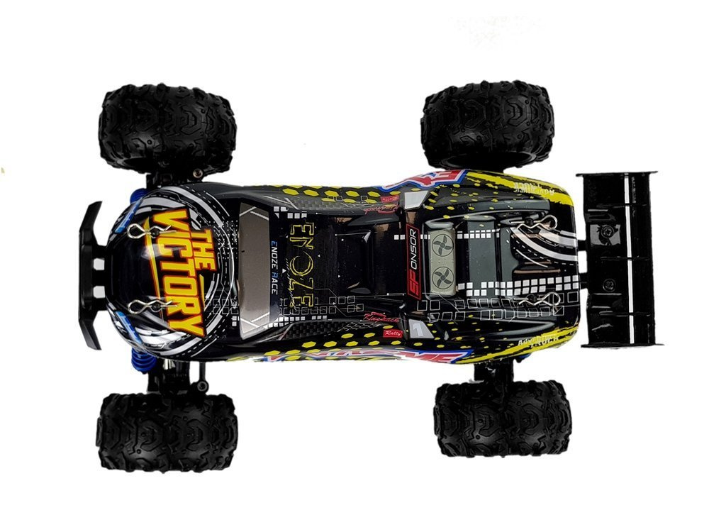 Lenktyninis automobilis su nuotolinio valdymo pultu enoze 9302e, 1:18 geltonas