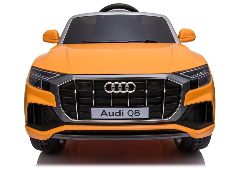 Elektromobilis vaikams audi q8 jj2066, geltonas lakuotas
