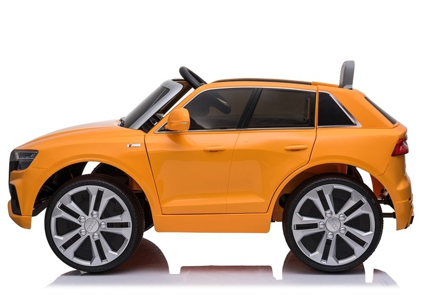 Elektromobilis vaikams audi q8 jj2066, geltonas lakuotas