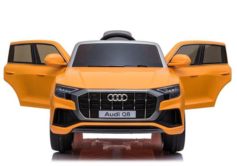 Elektromobilis vaikams audi q8 jj2066, geltonas lakuotas