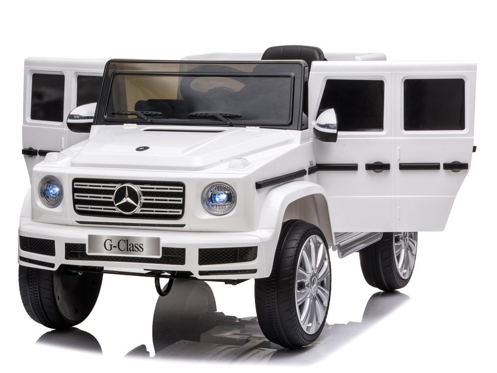 Elektromobilis vaikams mercedes g500 baltas