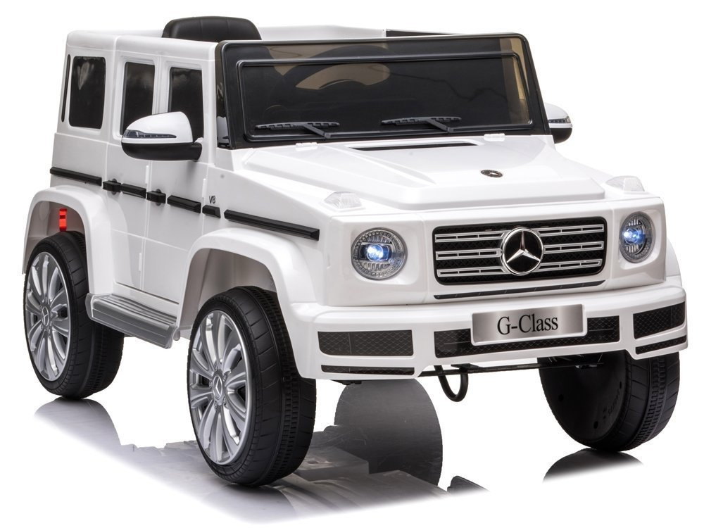 Elektromobilis vaikams mercedes g500 baltas