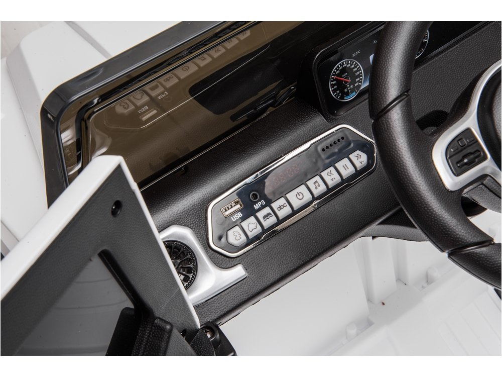 Elektromobilis vaikams mercedes g500 baltas