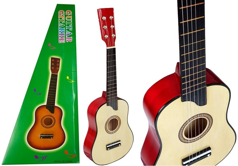 Vaikiška medinė gitara