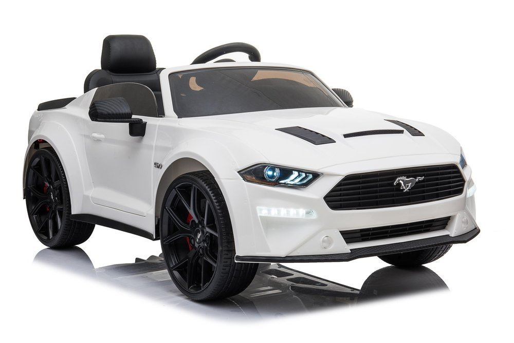 Elektromobilis vaikams ford mustang gt sx2038, baltas