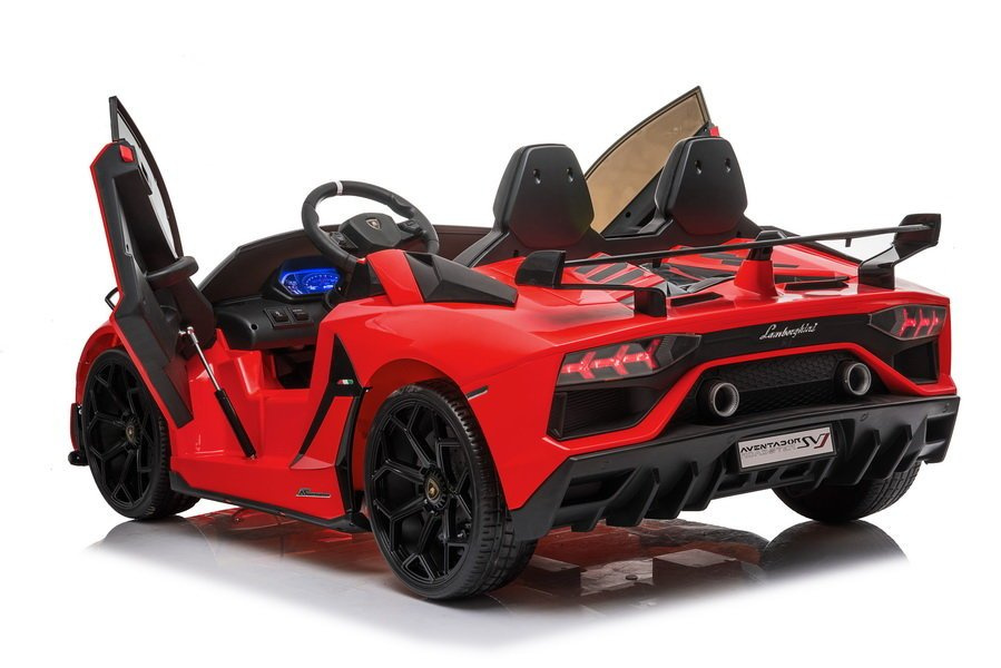 Dvivietis vaikiškas elektromobilis lamborghini aventador sx2028, raudonas