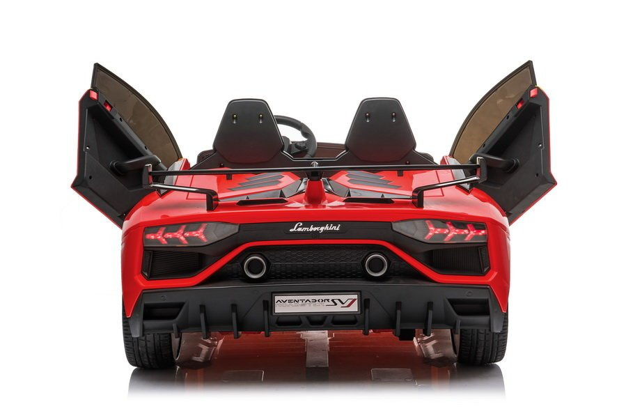 Dvivietis vaikiškas elektromobilis lamborghini aventador sx2028, raudonas