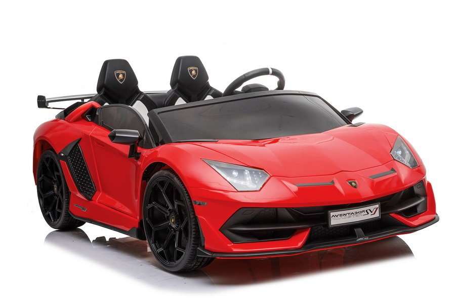 Dvivietis vaikiškas elektromobilis lamborghini aventador sx2028, raudonas