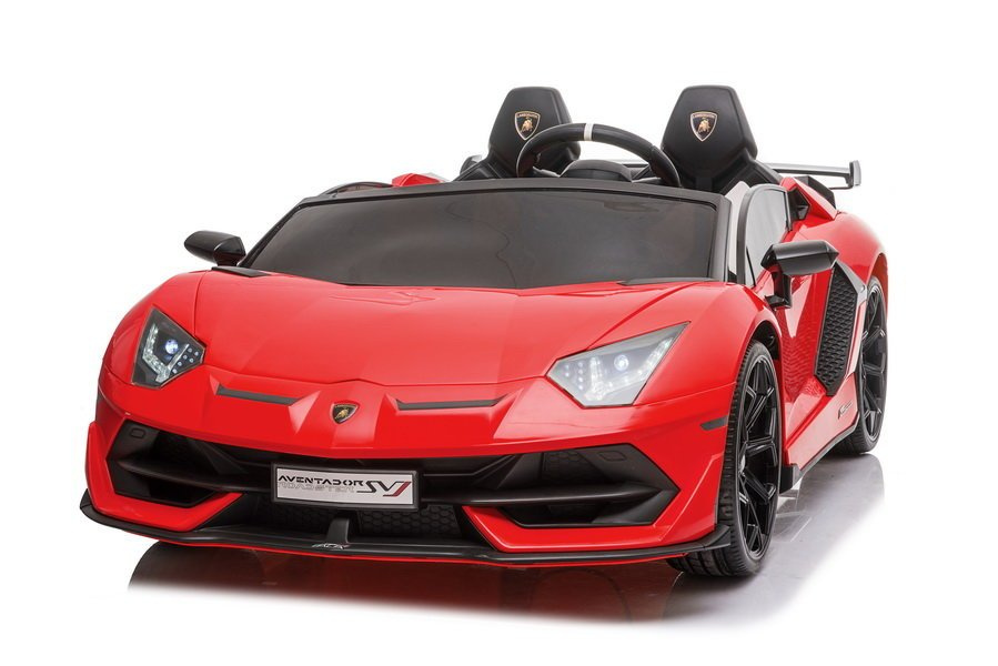 Dvivietis vaikiškas elektromobilis lamborghini aventador sx2028, raudonas