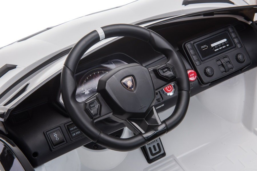 Dvivietis vaikiškas elektromobilis lamborghini aventador sx2028, raudonas
