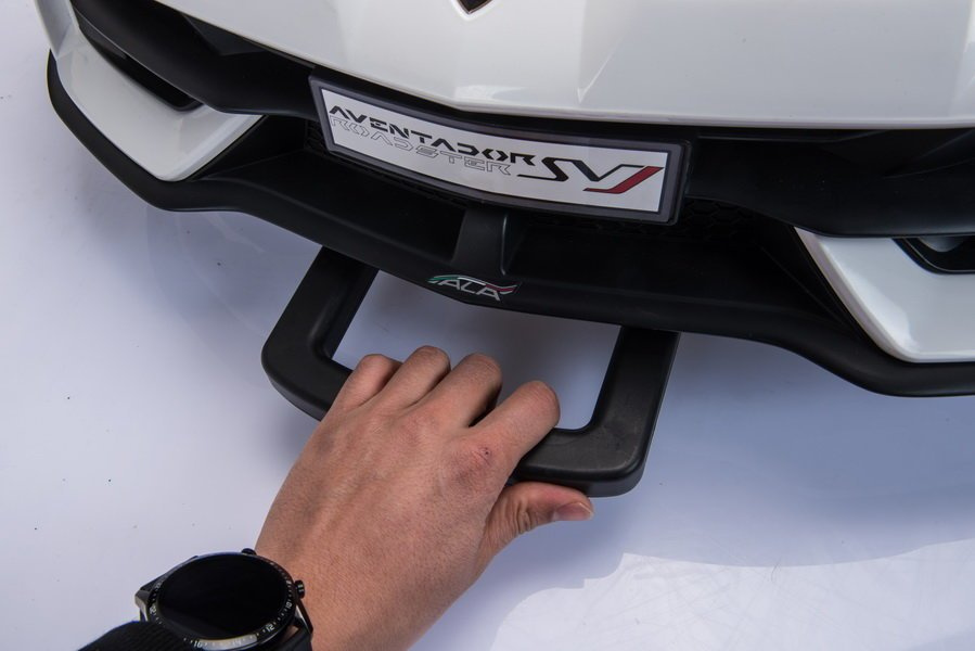 Dvivietis vaikiškas elektromobilis lamborghini aventador sx2028, raudonas