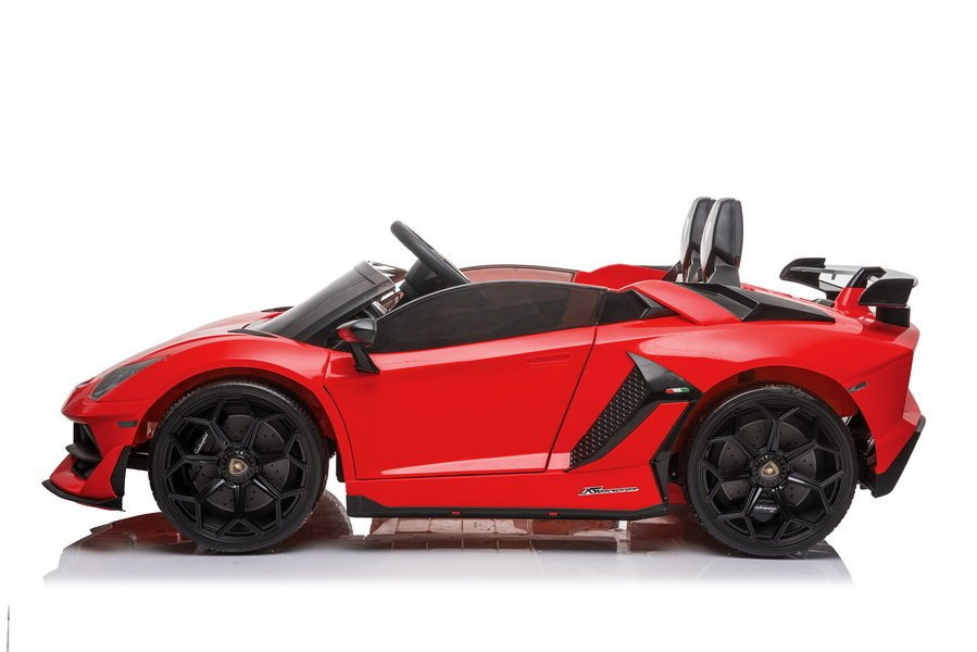Dvivietis vaikiškas elektromobilis lamborghini aventador sx2028, raudonas