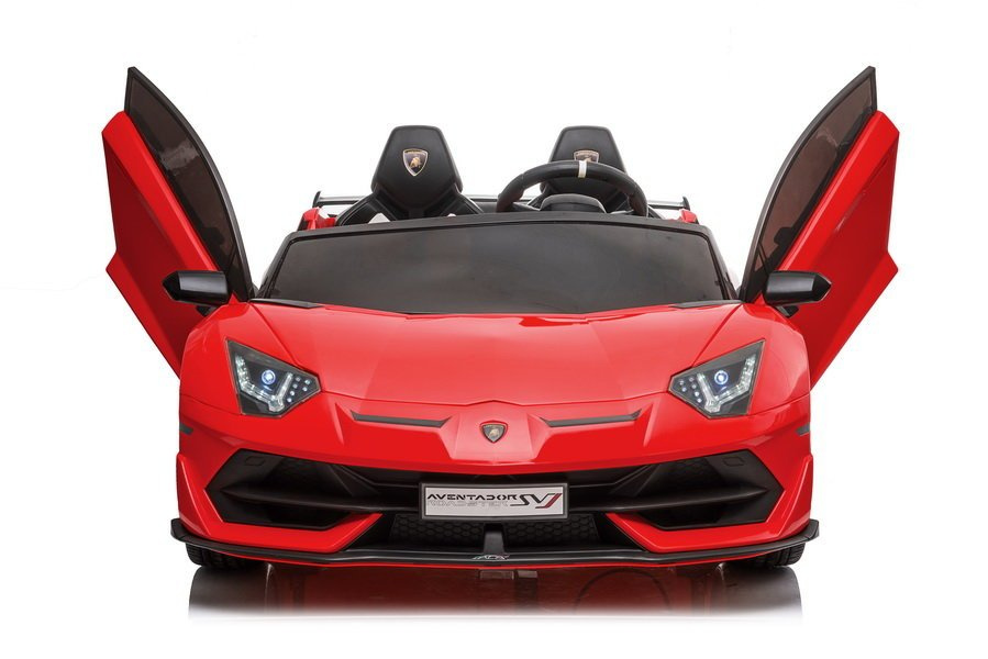 Dvivietis vaikiškas elektromobilis lamborghini aventador sx2028, raudonas