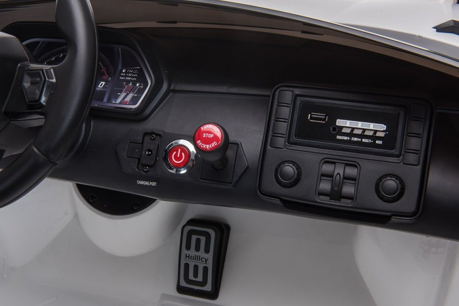 Dvivietis vaikiškas elektromobilis lamborghini aventador sx2028, raudonas
