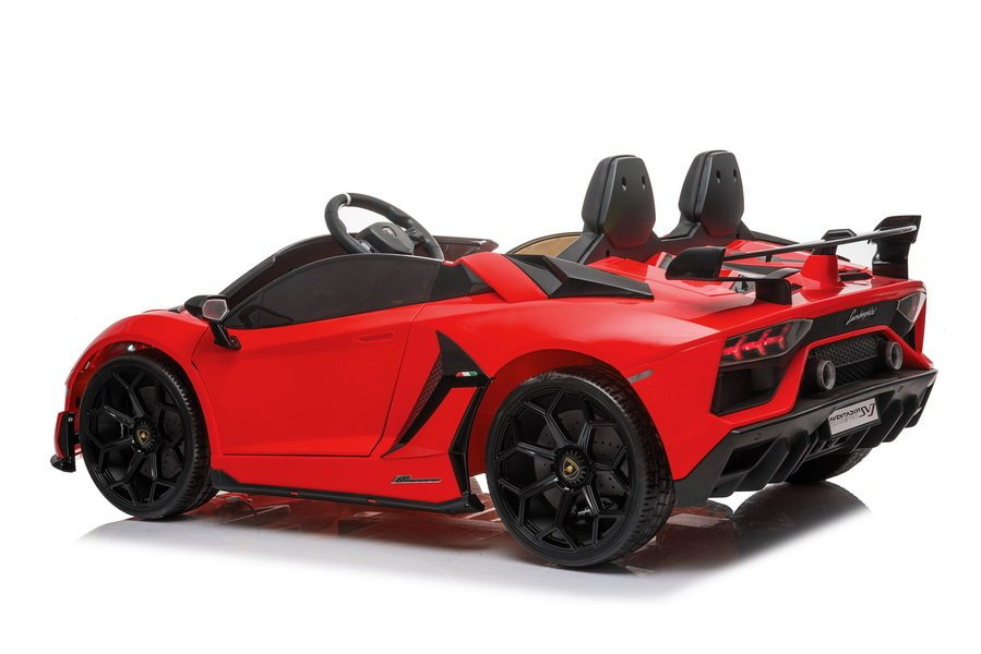 Dvivietis vaikiškas elektromobilis lamborghini aventador sx2028, raudonas