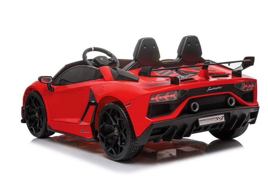 Dvivietis vaikiškas elektromobilis lamborghini aventador sx2028, raudonas