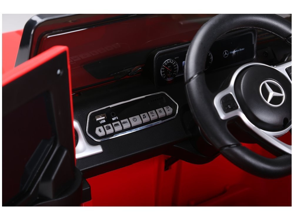 Elektromobilis vaikams mercedes g500 raudonas