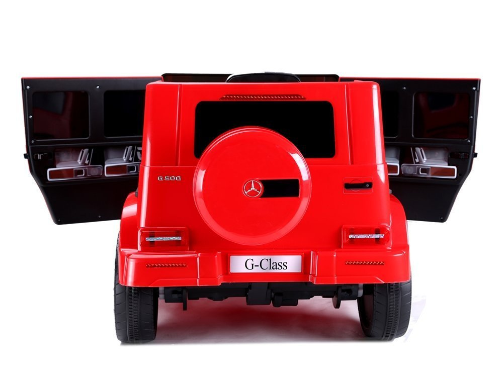 Elektromobilis vaikams mercedes g500 raudonas