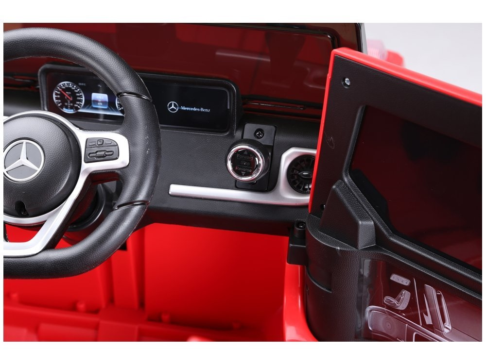 Elektromobilis vaikams mercedes g500 raudonas