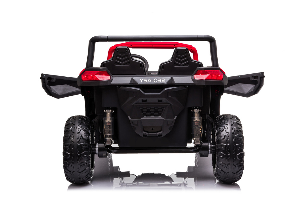 Dvivietis elektromobilis vaikams lean cars buggy a032, raudonas
