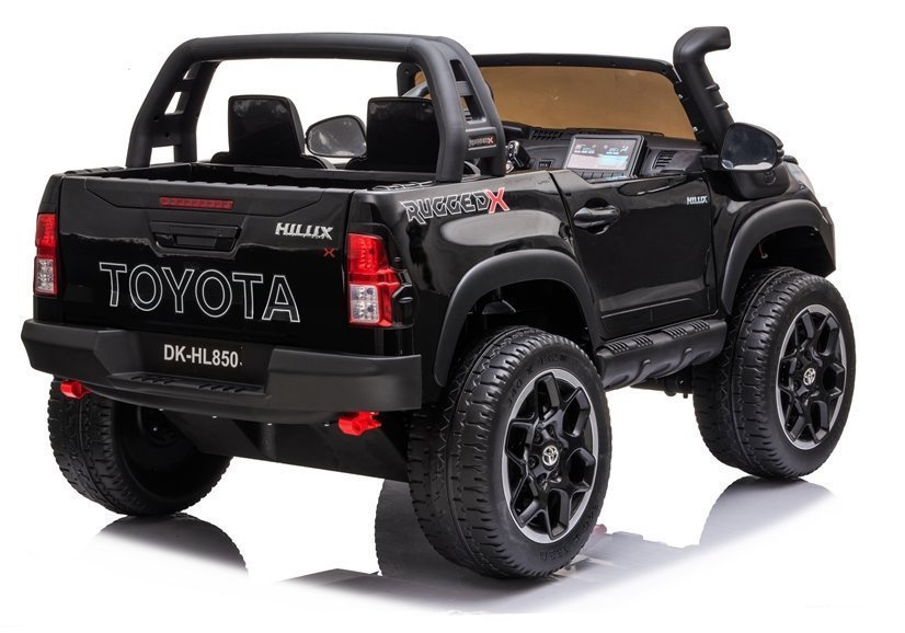 Elektromobilis vaikams toyota hilux, juodas