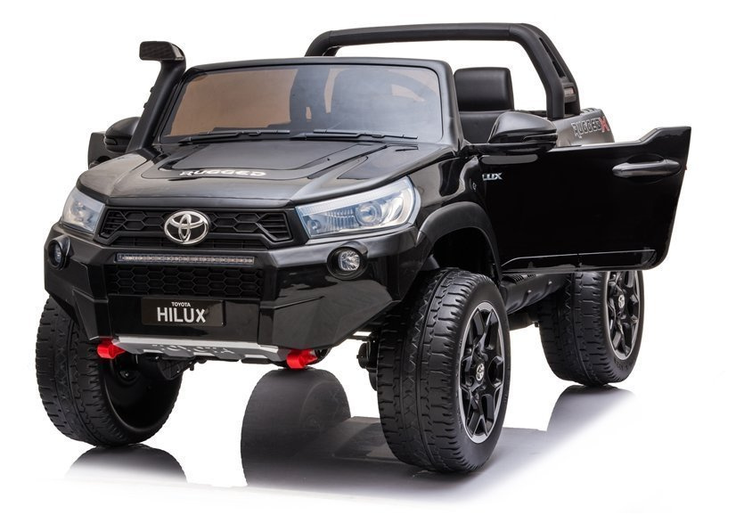 Elektromobilis vaikams toyota hilux, juodas