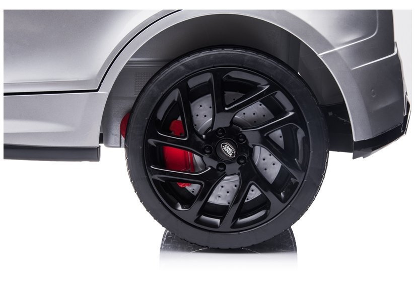 Dvivietis vaikiškas automobilis lean cars range rover qy2088, sidabrinis