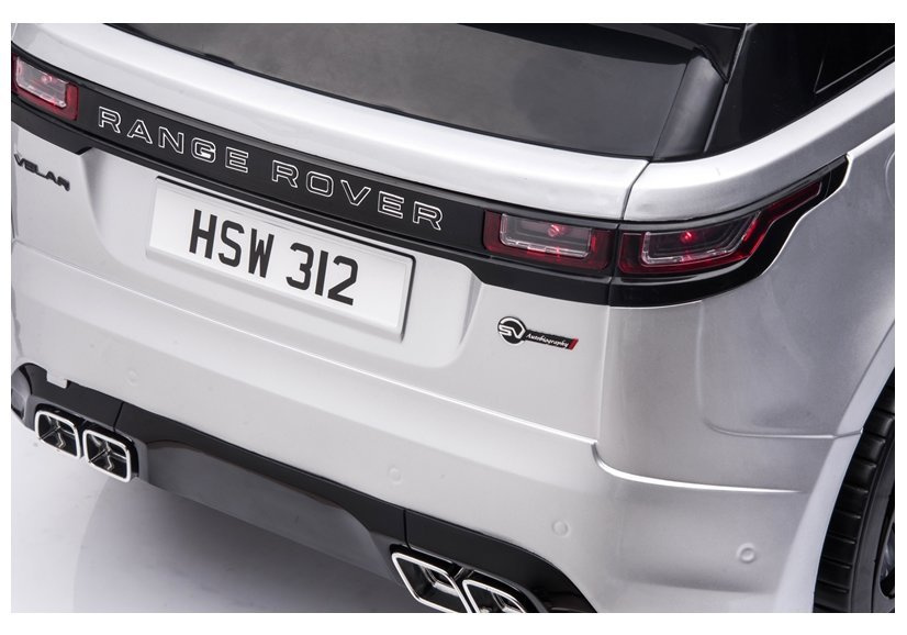 Dvivietis vaikiškas automobilis lean cars range rover qy2088, sidabrinis
