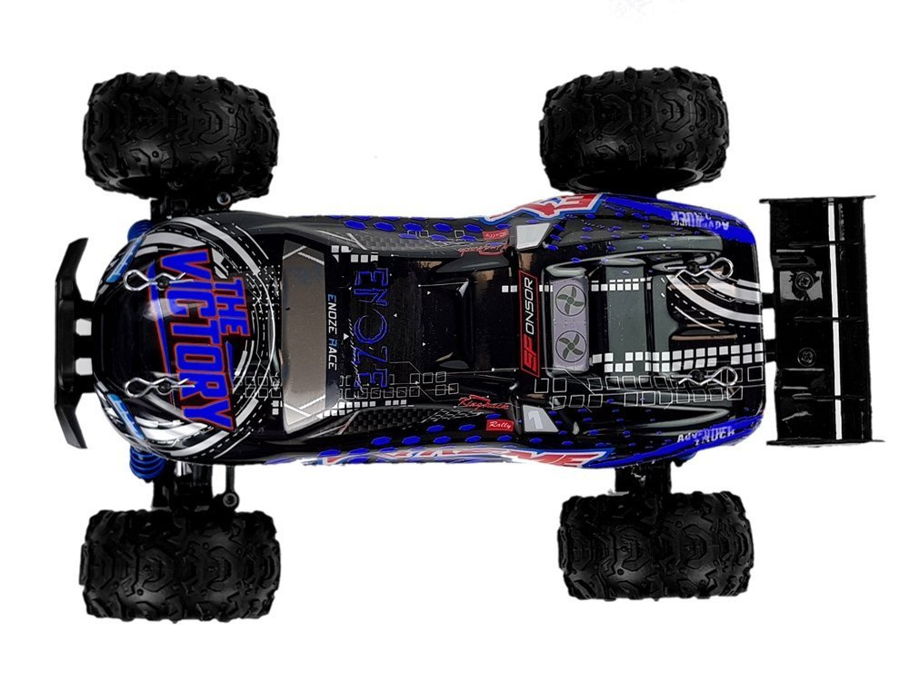 Lenktyninis automobilis su nuotolinio valdymo pultu enoze 9302e, 1:18, 45 km/h, mėlynas