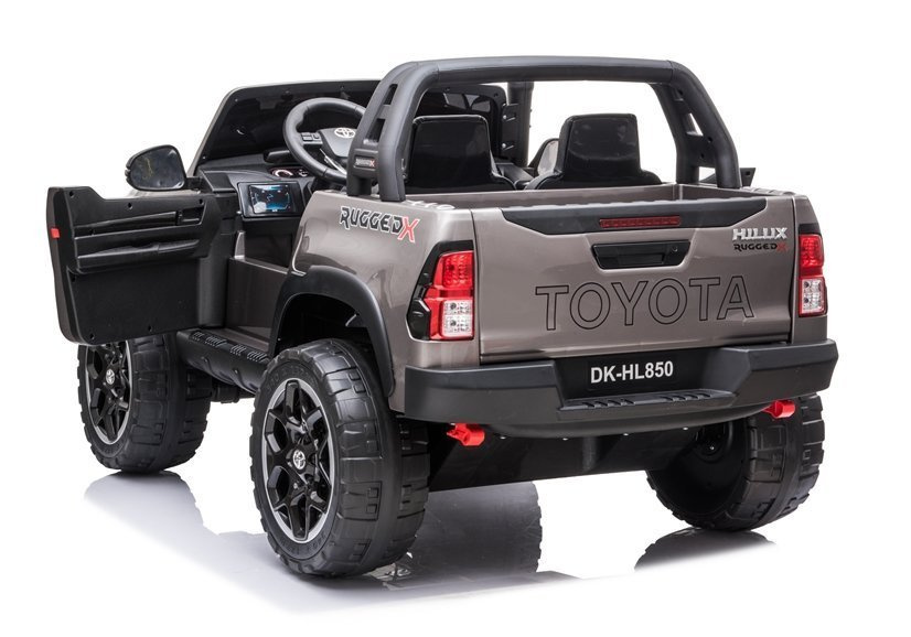 Elektromobilis vaikams toyota hilux, sidabrinis lakuotas