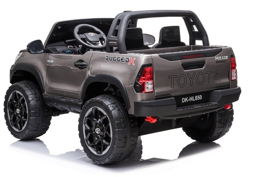 Elektromobilis vaikams toyota hilux, sidabrinis lakuotas